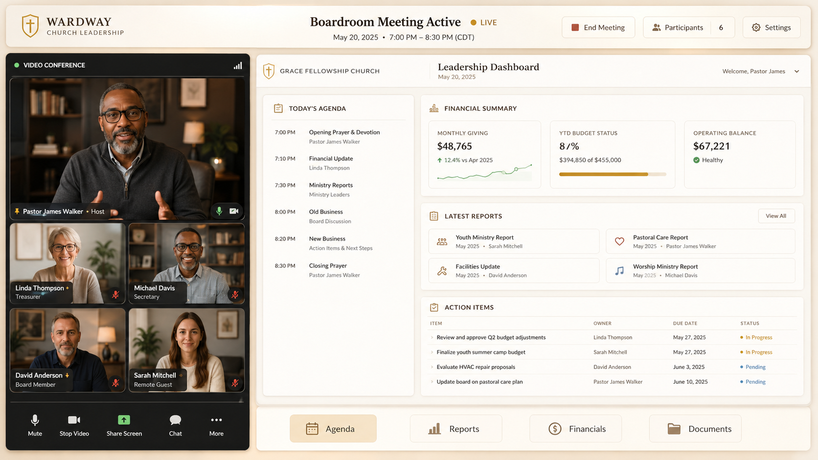 Boardroom Meeting Active